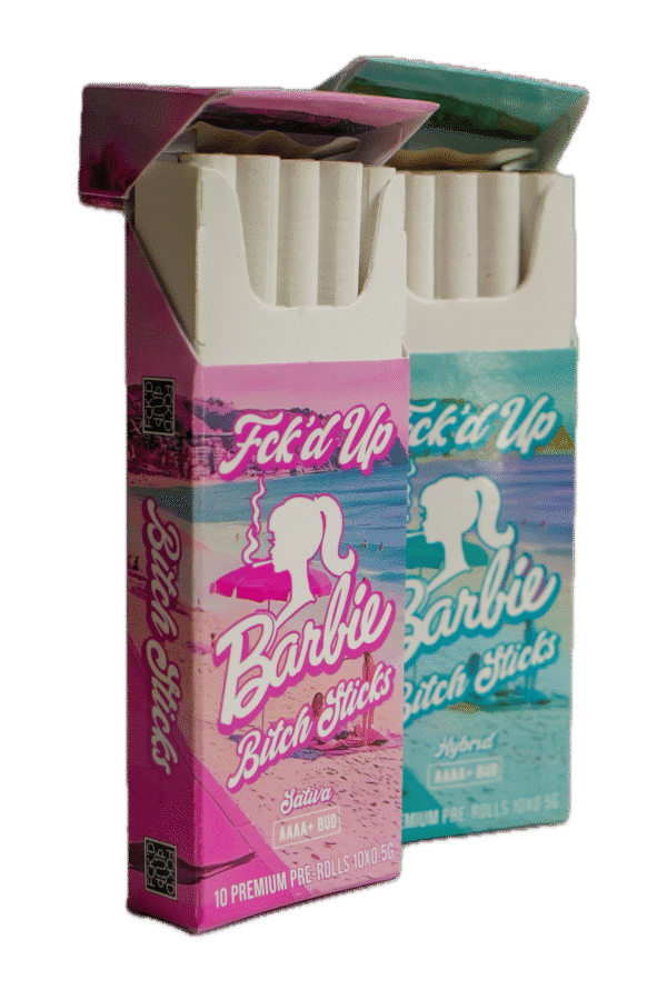 BARBIE BITCH STICKS | PREMIUM PRE-ROLLS | 10 PACK