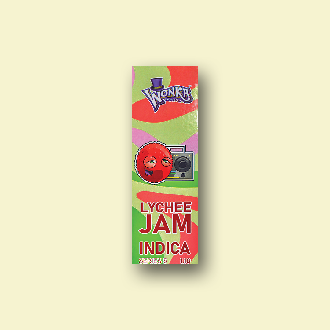 LYCHEE JAM (BACKGROUND) lychee jam flavour THC vape pen