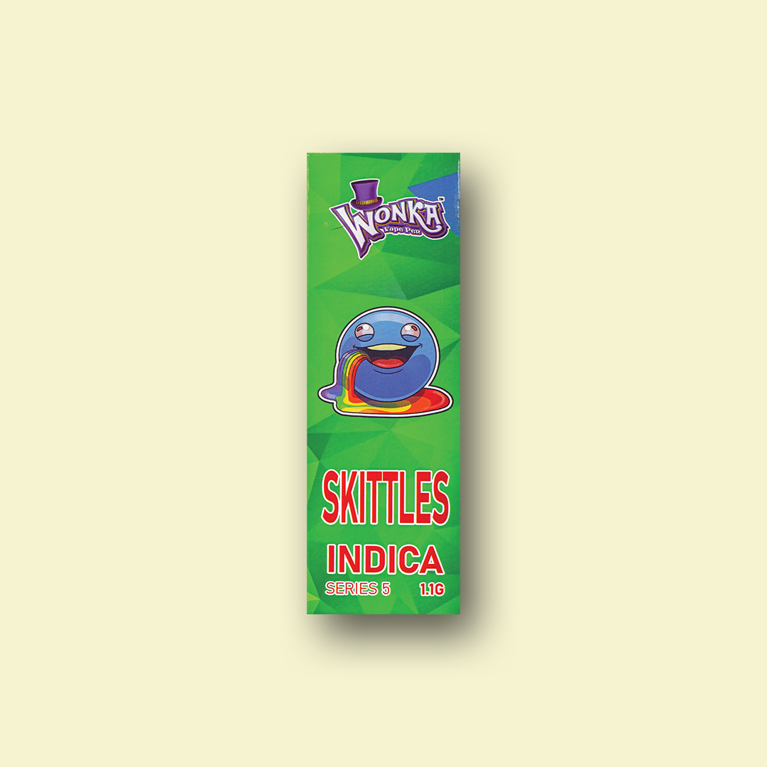 SKITTLES (BACKGROUND) skittles flavour THC vape pen