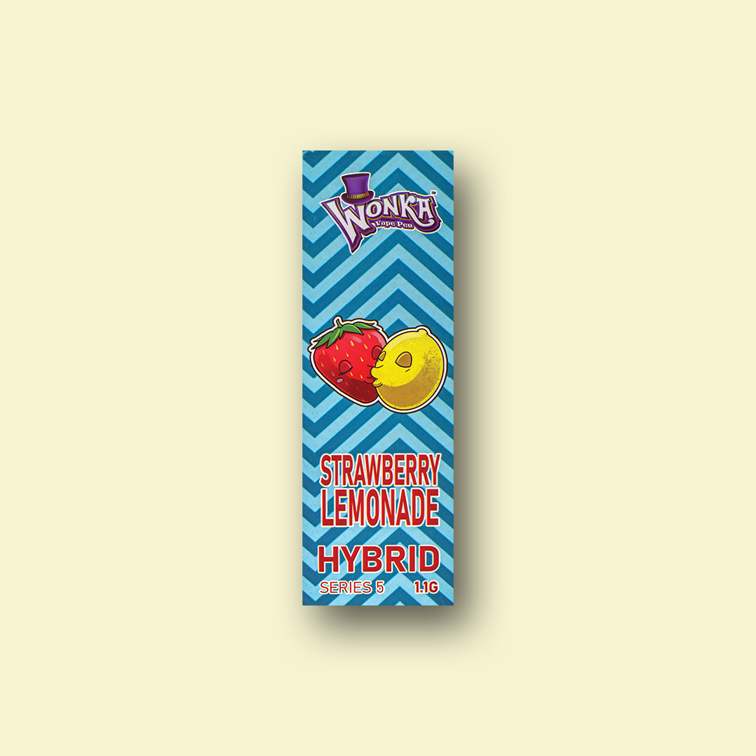 STRAWBERRY LEMONADE (BACKGROUND) strawberry lemonade flavour THC vape pen