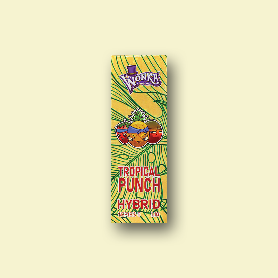 TROPICAL PUNCH (BACKGROUND) tropical punch flavour THC vape pen