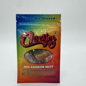 Chuckles - Mini rainbow belts - 400 mg thc