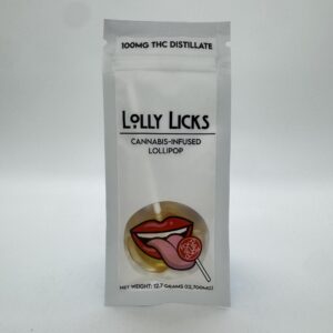 Lolly licks lollipops - 100mg thc