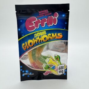Sour Glow Worms - 600mg thc
